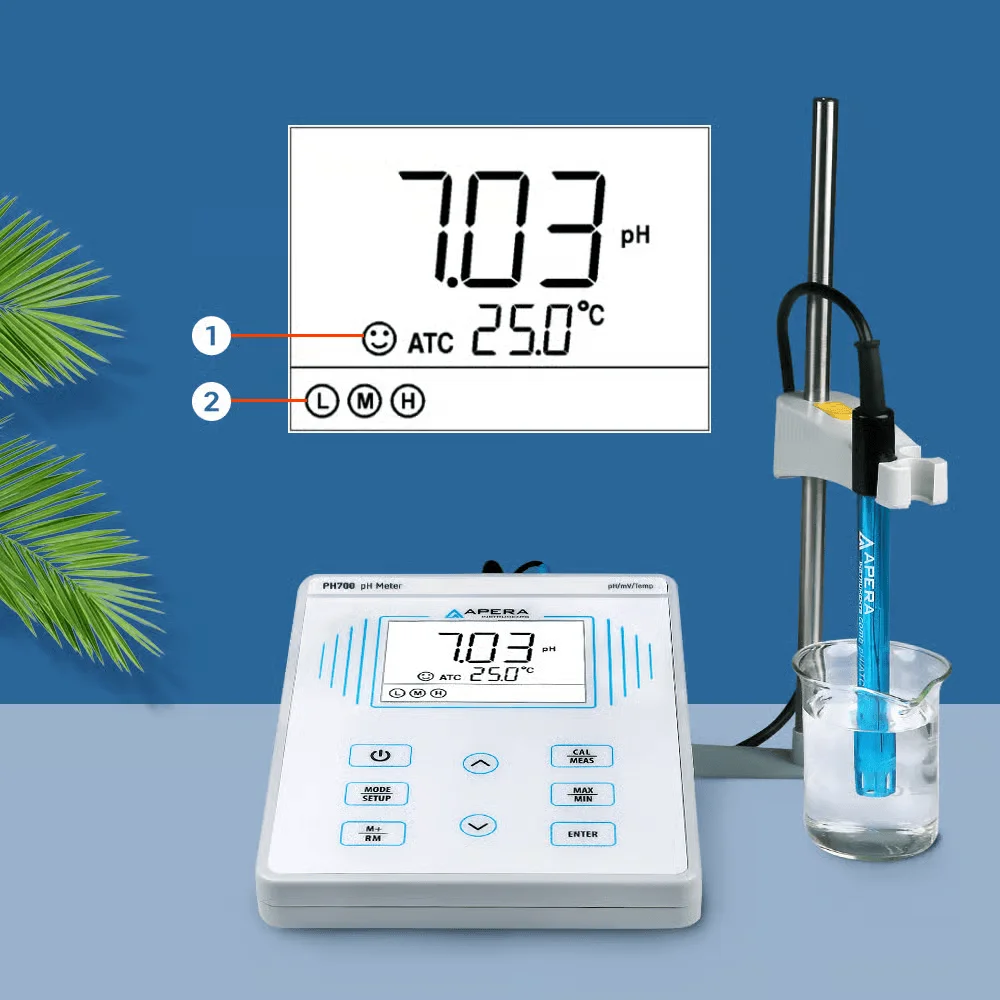 Apera Instruments PH700 Benchtop pH Meter Kit